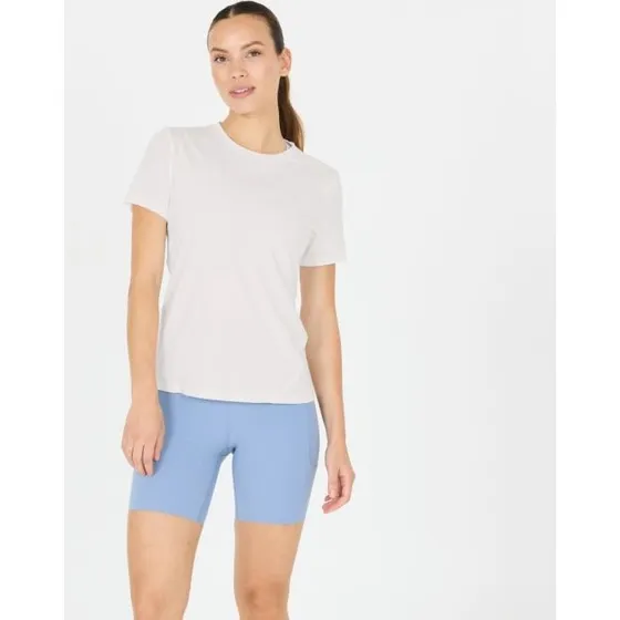 Endurance Nan S/S Damen Laufshirt – Weiß, Gr. 42