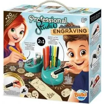Buki Professionelles Gravurstudio für Kinder ab 8 Jahren