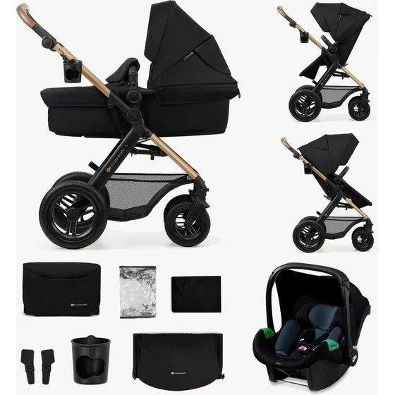 Kinderkraft MOOV 2 Air Trio-Set inkl. Babyschale MINK PRO Schwarz