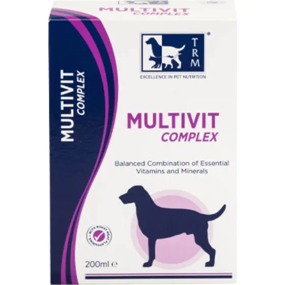 TRM Multivit Complex Multivitamin für Hunde, 200ml Suspension