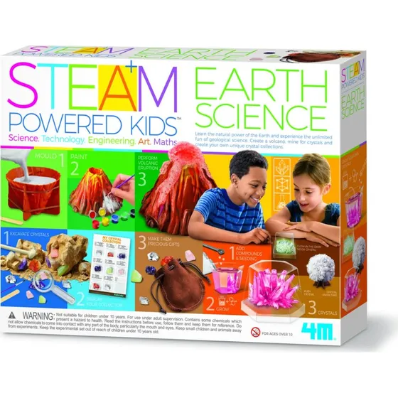 4M STEAM Kids Wissenschaftskit - Erdkunde & Geologie