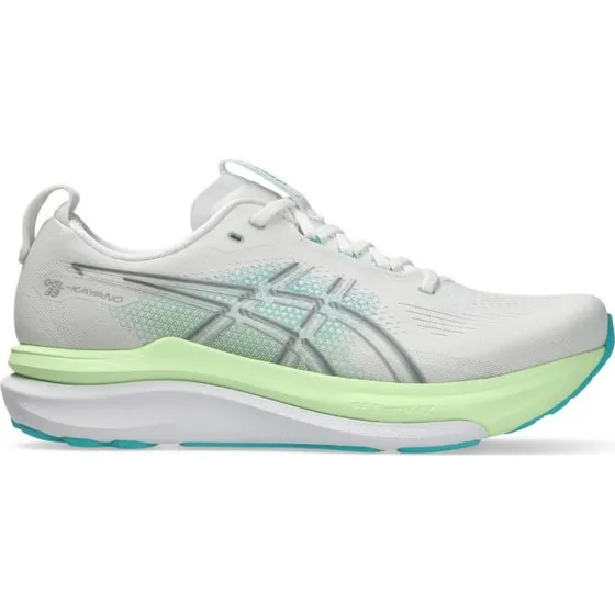 ASICS Gel-Kayano 33 Laufschuhe - Weiß/Aqua/Türkis