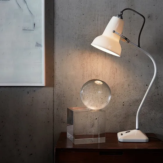 Anglepoise Original 1227 Mini Tischlampe - Weiß, Keramik