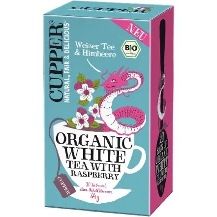Cupper Eco Weißer Himbeertee, 20 Beutel, Allos Hof