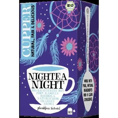 Cupper Bio-Nachttee Zimt, Kamille & Rooibos, 40 g