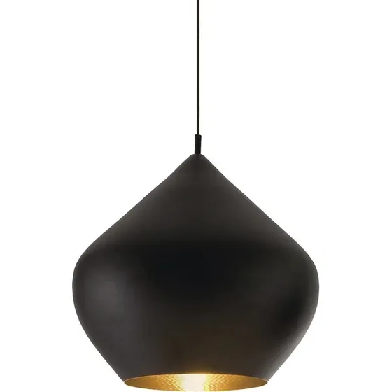Tom Dixon Beat Stout LED-Pendelleuchte, Schwarz