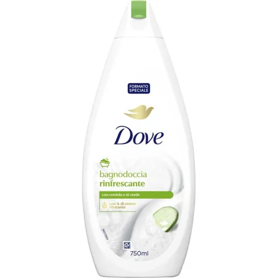 Dove Duschgel Cucumber & Green Tea, 750 ml