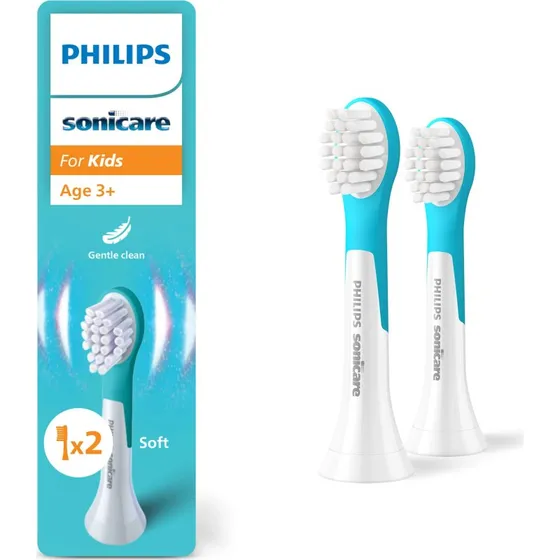 Philips Sonicare Kids Ersatzbürstenköpfe HX6032/90, 2er Pack