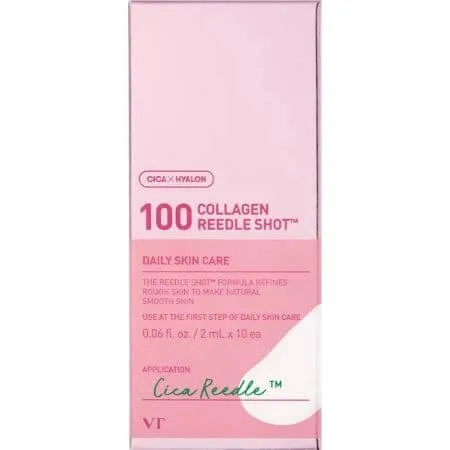 VT Cosmetics Collagen Reedle Shot 100, 10x 2ml Pouches