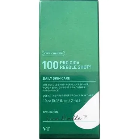 VT Cosmetics Pro Cica Reedle Shot 100 Serum, 10x 2ml