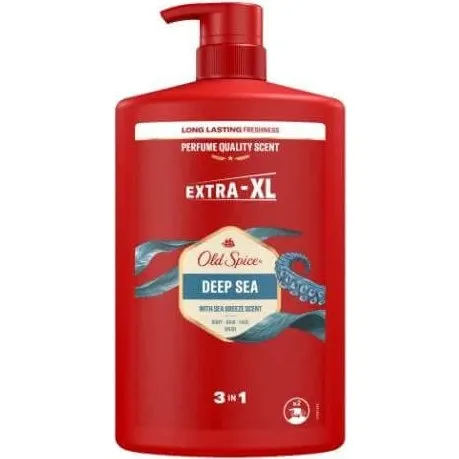 Old Spice Deep Sea 3-in-1 Shampoo & Duschgel 1000 ml