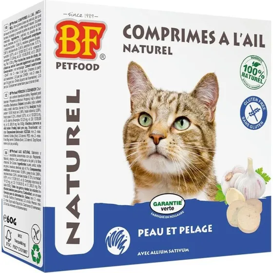 BF Petfood Kattensnoepjes Knoflook Naturel 100 Tabletten
