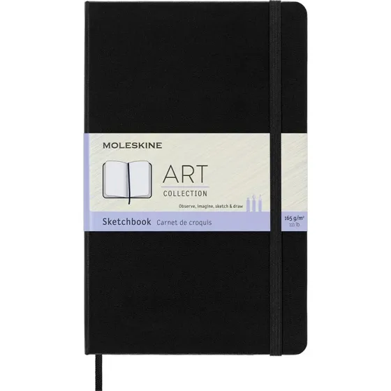 Moleskine Art Plus Sketchbook L Schwarz Hardcover