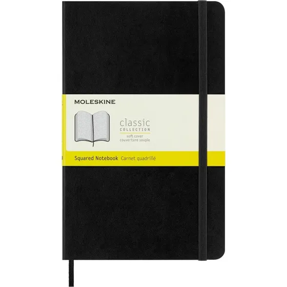 Moleskine Notizbuch Classic Collection A5 kariert schwarz