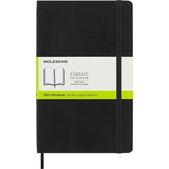 Moleskine Notizbuch Blanko L Softcover Schwarz A5