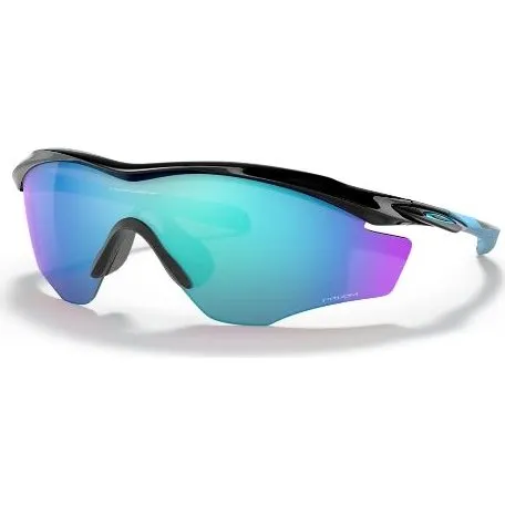 Oakley M2 Frame XL Radsportbrille Prizm Sapphire Schwarz