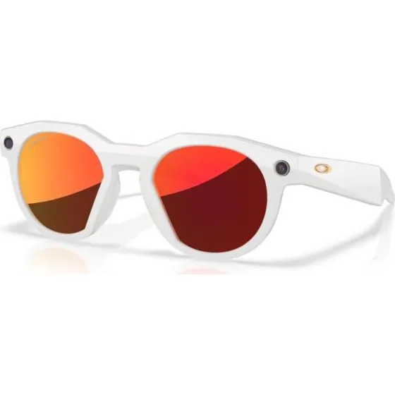 Oakley Meta HSTN Smart-Sonnenbrille Warm Grey/Prizm Ruby