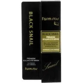 Farmstay Black Snail Feuchtigkeitsspendendes Augensererum, 25 ml