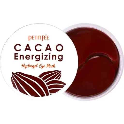 Petitfee Cacao Energizing Hydrogel Eye Mask, 60 Stück