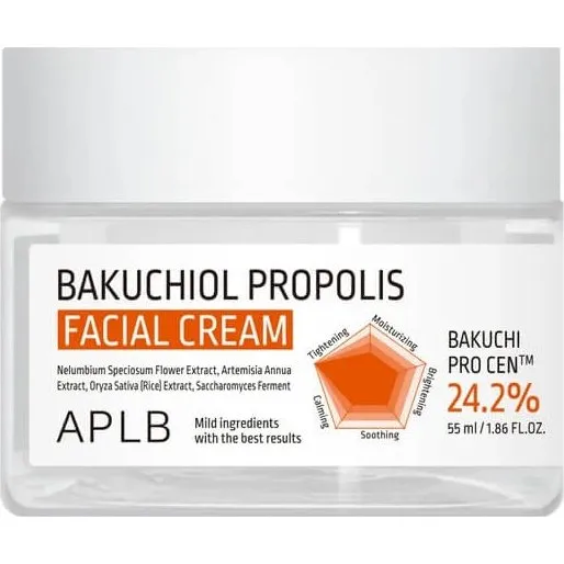 APLB Bakuchiol Propolis Gesichtscreme, 55 ml