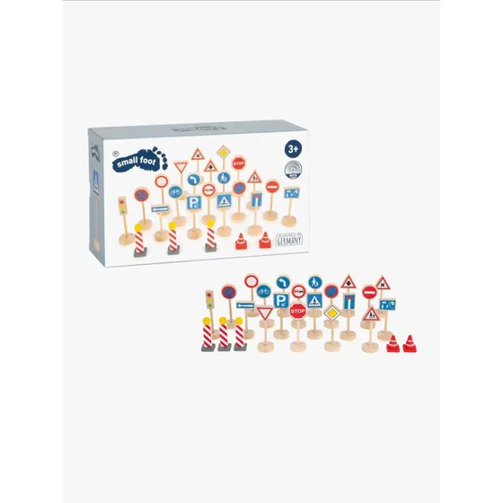 Small Foot Verkehrsschilder-Set aus Holz