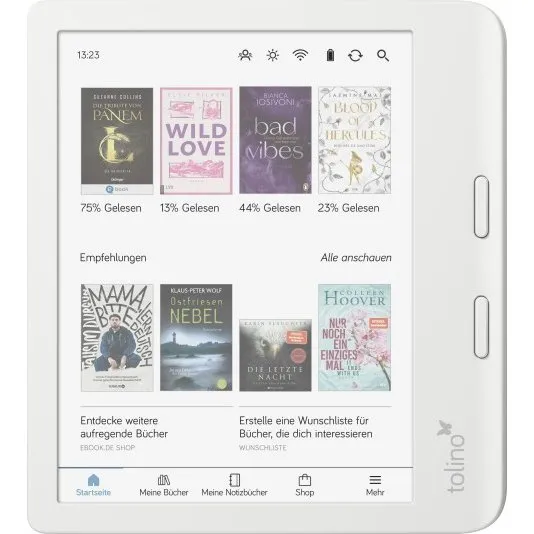 Tolino Vision Color eBook-Reader - 7" Farbdisplay, 32 GB, Weiß