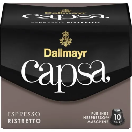 Dallmayr Capsa Espresso Ristretto 10 Nespresso-kompatibel, 56g