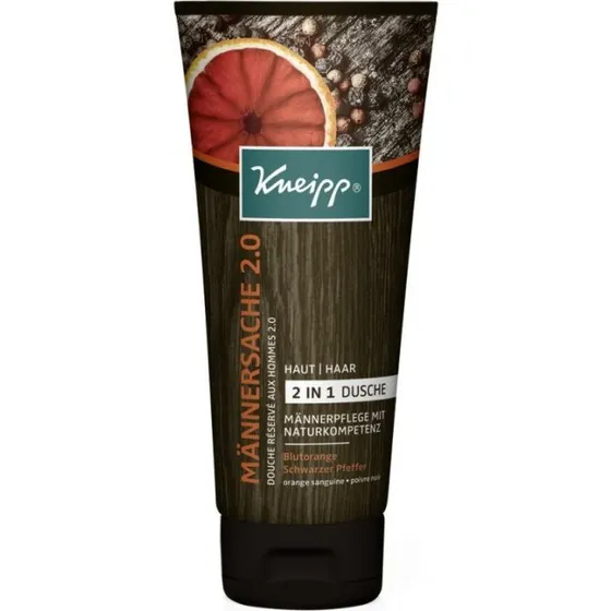 Kneipp Männersache 2.0 2in1 Duschgel Blutorange & Schwarzer Pfeffer 200ml