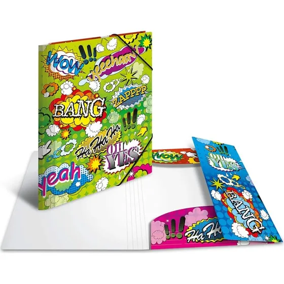 HERMA Eckspannermappe Artline Comics DIN A4