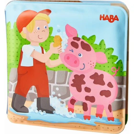 HABA Badebuch Waschtag bei Schwein & Kuh
