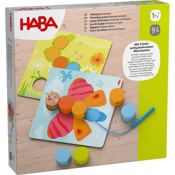 HABA Fädelspiel Holztiere