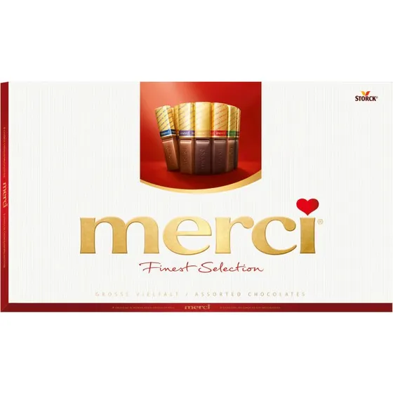 STORCK Merci Schokolade Finest Selection, 400 g, 32 Stück