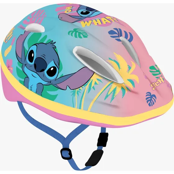 Disney Stitch Kindersicherheitshelm mit Drehregler, Rosa, S/M