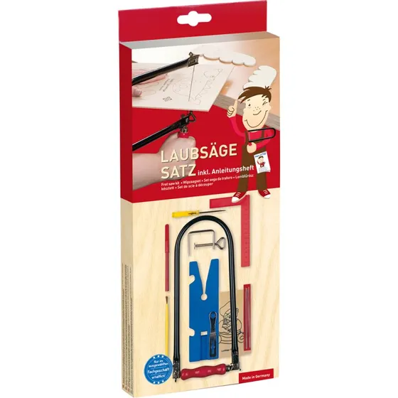 Peter Bausch Laubsäge-Starter-Set mit Holzvorlage (15-tlg.)