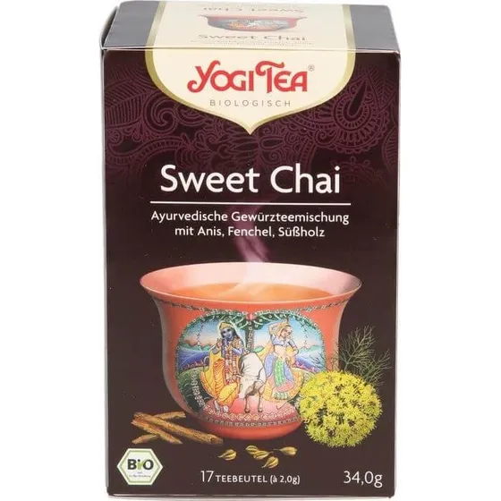 YOGI TEA Bio-Gewürztee Sweet Chai, 34 g