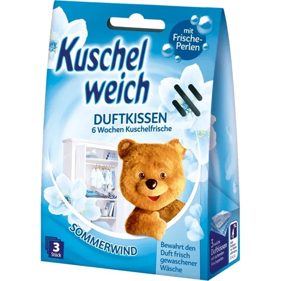 Kuschelweich Duftsäckchen Sommerwind, 3 Stück