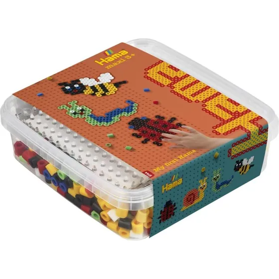 Hama Bügelperlen Maxi Set Krabbeltiere & Garten in Box