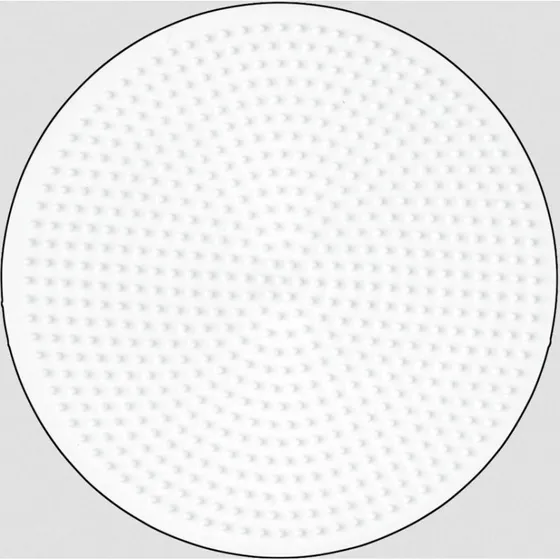 Hama Stiftplatte großer Kreis für Bügelperlen Midi, Weiß