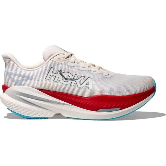 HOKA Mach X 3 Laufschuhe Weiß/Rot