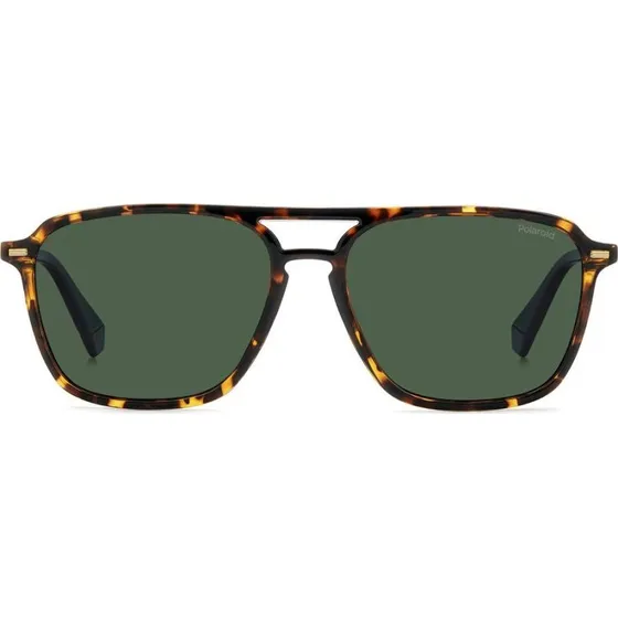 Polaroid PLD 4182/S/X Herren Sonnenbrille Havana/Grün 57mm