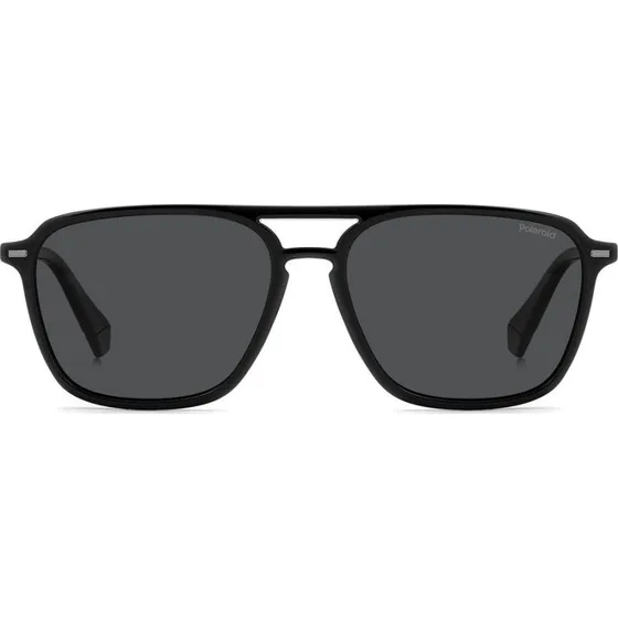 Polaroid PLD 4182/S/X Herren-Sonnenbrille Schwarz/Grau Polarisiert