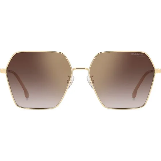 Carrera 3057/S Sonnenbrille Damen Gold Rechteckig Rot