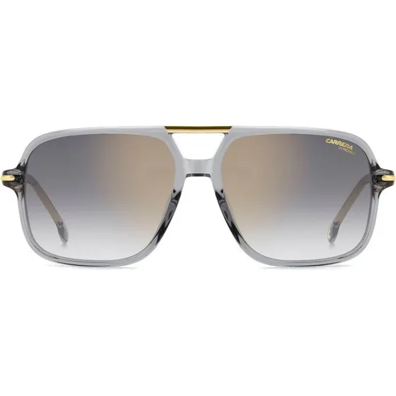 Carrera 350/S Sonnenbrille Herren - Rechteckig, Grau/Gold