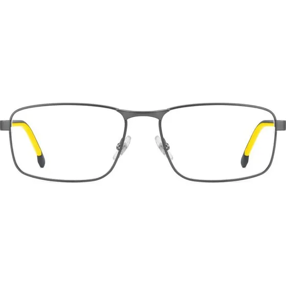 Carrera 8913 Herrenbrille – Rechteckig, Mattes Dunkelruthenium