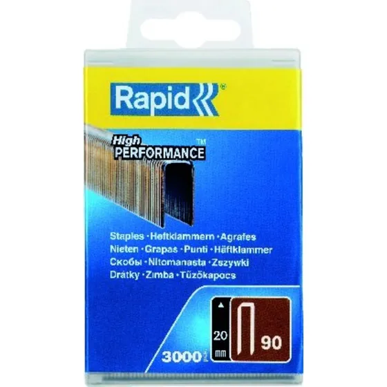 Rapid Heftklammern Typ 90/20 mm, 3000 Stck galvanisiert