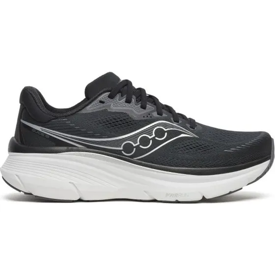 Saucony Guide 19 Damen Laufschuhe - Wide (D) - Schwarz/Weiß