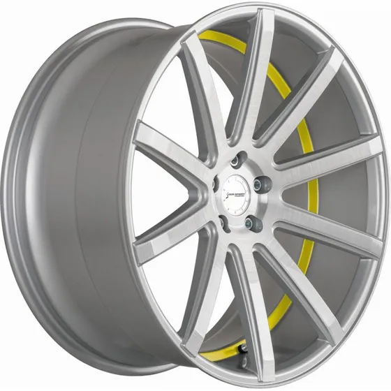 CORSPEED DEVILLE Felge 21 Zoll 9.0Jx21 5x114.3 ET40 Silber/Gelb