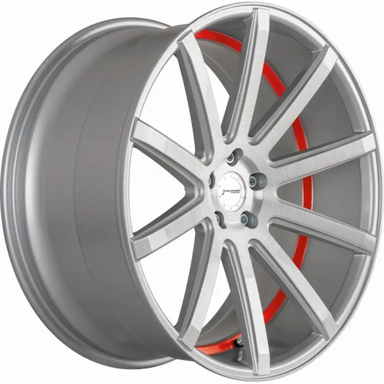 CORSPEED DEVILLE Felge 20 Zoll 9.0Jx20 5x108 ET35 Silber/Rot