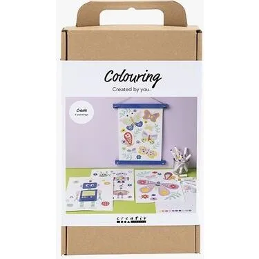 Creativity in a Box Malen nach Zahlen: Schmetterlinge & Roboter