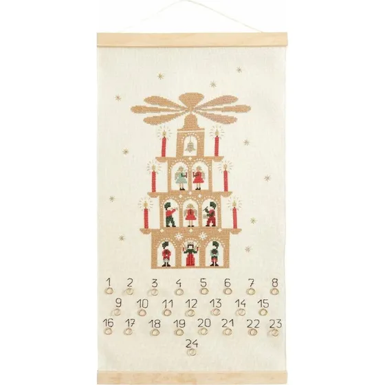 Rico Design Stickpackung Adventskalender Lichterpyramide